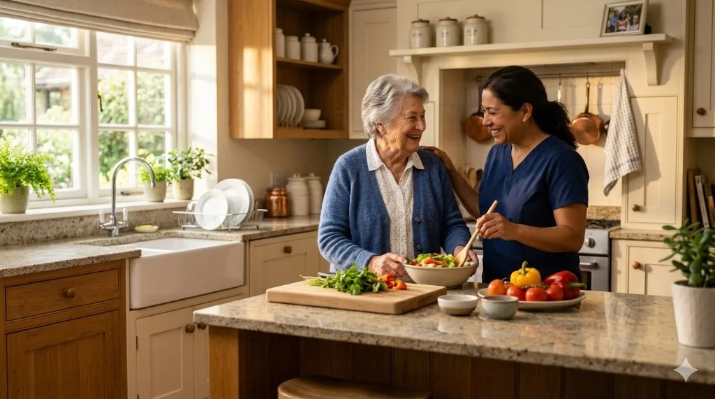 Tu papá o mamá, acompañados mientras tú trabajas